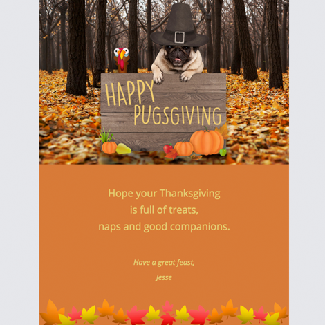 Thanksgiving eCard 11